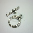 Silver Large Tapered Toggle